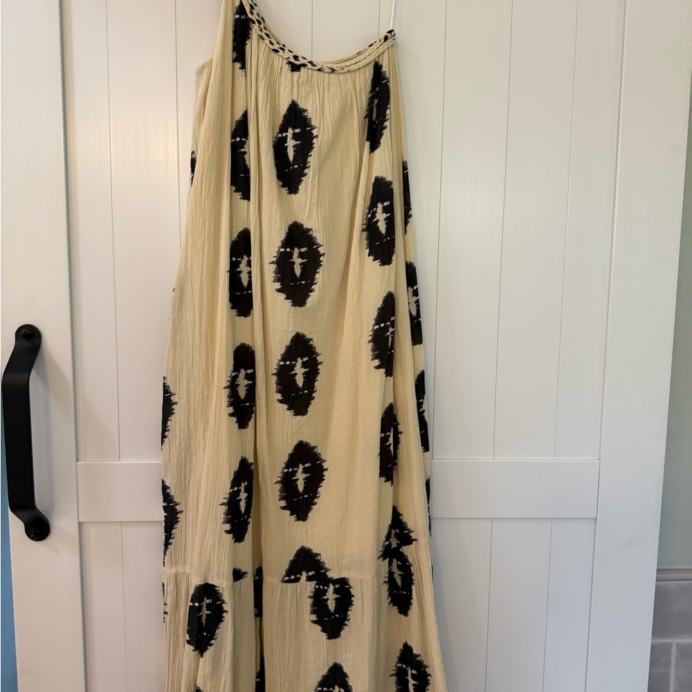 Zara Cream One Shoulder Sundress Resort Wear - Picture 5 of 5